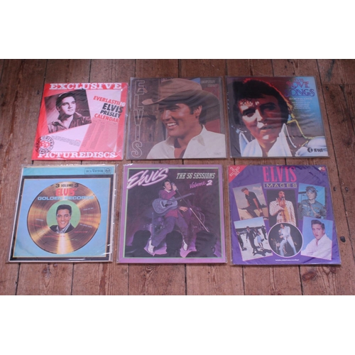 540 - A Collection of 6 Original Elvis Presley LP Records to include 