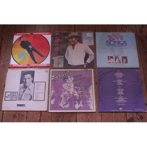 540 - A Collection of 6 Original Elvis Presley LP Records to include 