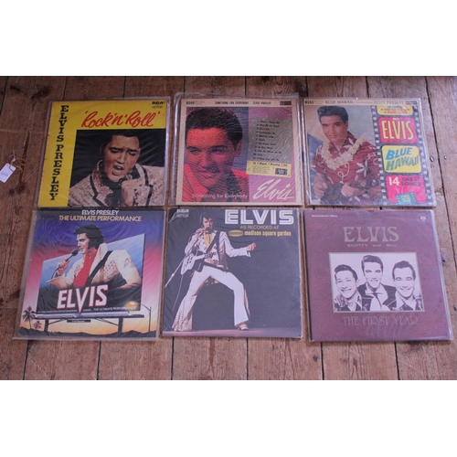 541 - A Collection of 6 Original Elvis Presley LP Records to include 