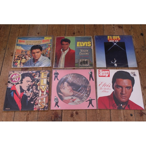 542 - A Collection of 6 Original Elvis Presley LP Records to include 