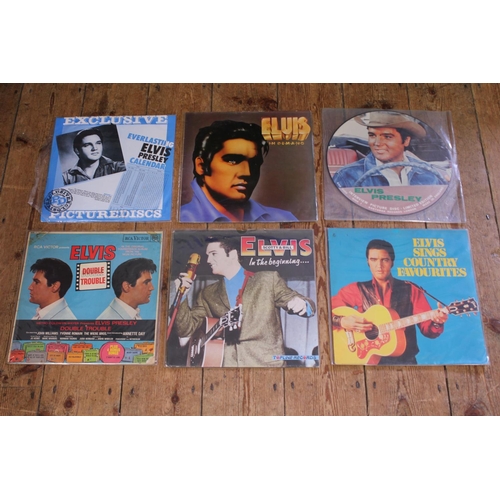 543 - A Collection of 6 Original Elvis Presley LP Records to include 