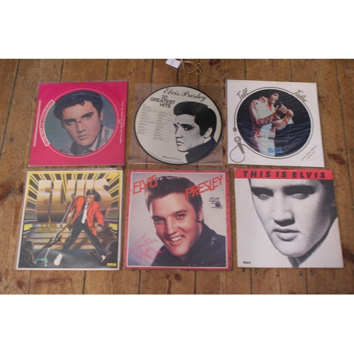 545 - A Collection of 6 Original Elvis Presley LP Records to include 