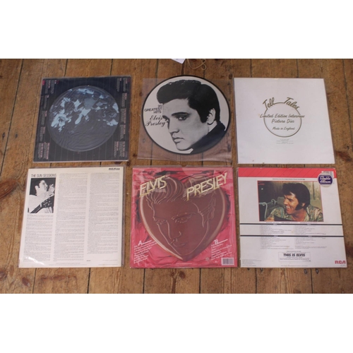 545 - A Collection of 6 Original Elvis Presley LP Records to include 