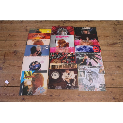 510 - A Collection of 15+ Rod Stewart LP's from the 1970s/1980s to include 