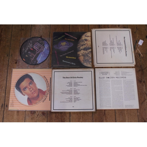 511 - A Collection of 6 Original Elvis Presley LP Records to include 