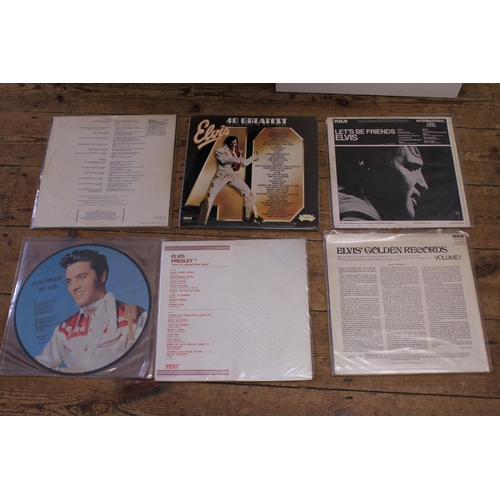 512 - A Collection of 6 Original Elvis Presley LP Records to include 