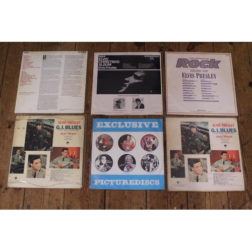 514 - A Collection of 6 Original Elvis Presley LP Records to include 