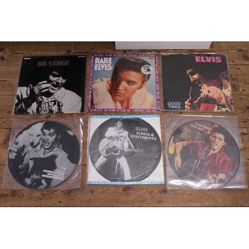 515 - A Collection of 6 Original Elvis Presley LP Records to include 