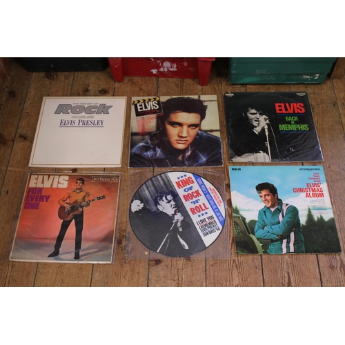 516 - A Collection of 6 Original Elvis Presley LP Records to include 