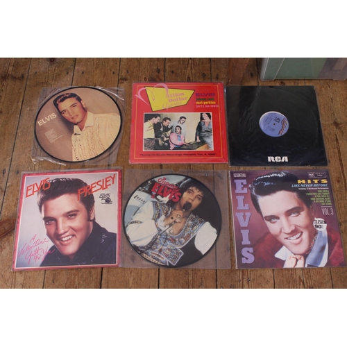 517 - A Collection of 6 Original Elvis Presley LP Records to include 