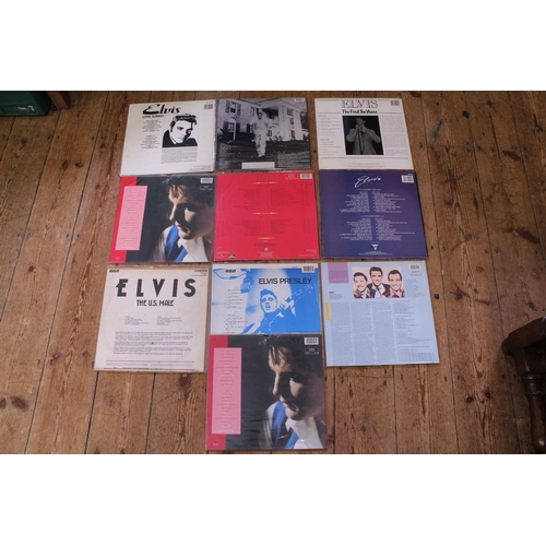 520 - A Collection of 10 Original Elvis Presley LP Records to include 