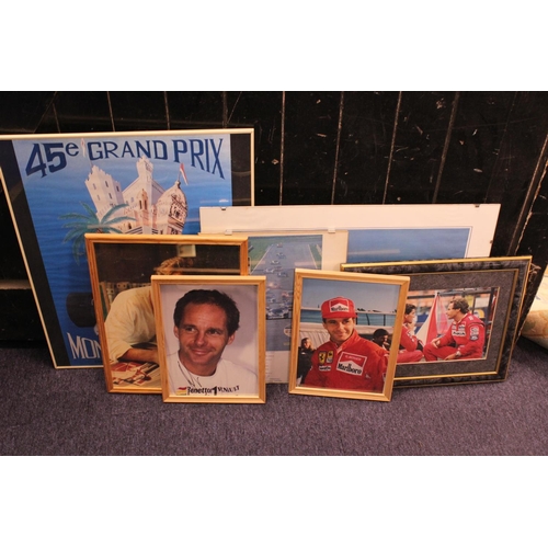 565 - A Collection of Original Posters & Signed Photographs to include 3 x Framed Signed Gerard Berger, 1 ... 