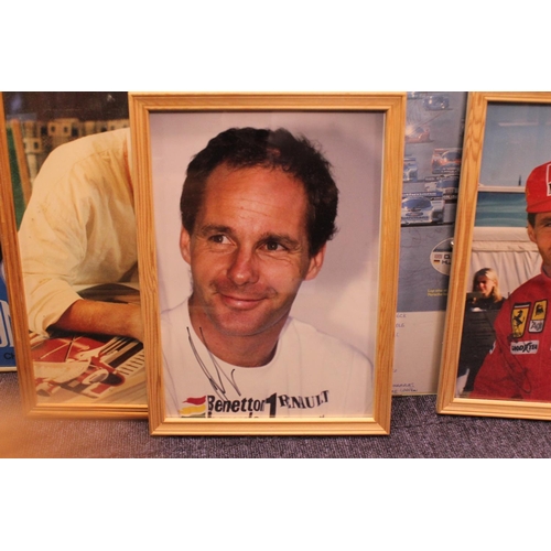 565 - A Collection of Original Posters & Signed Photographs to include 3 x Framed Signed Gerard Berger, 1 ... 