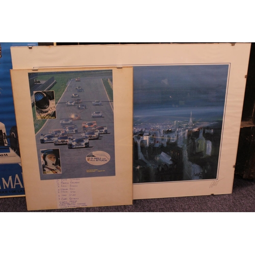 565 - A Collection of Original Posters & Signed Photographs to include 3 x Framed Signed Gerard Berger, 1 ... 