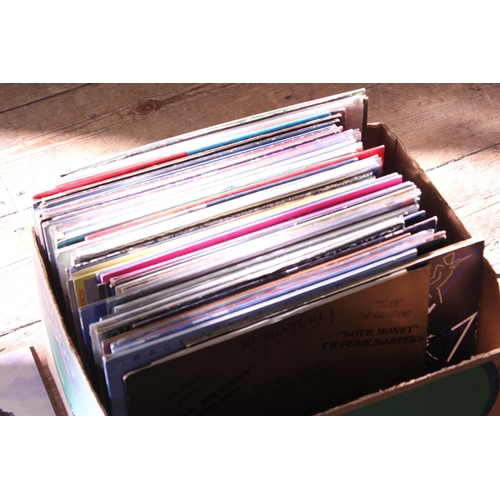 506 - A Collection of Original LP Records to include Queen, Tapau, Blondie, Wham, Billy Idol, Kid Creole, ... 