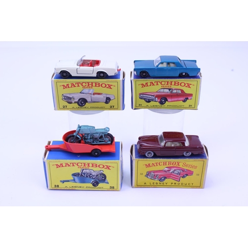 192 - 4 x 1960s Matchbox 1/75 models to include: No: 38 