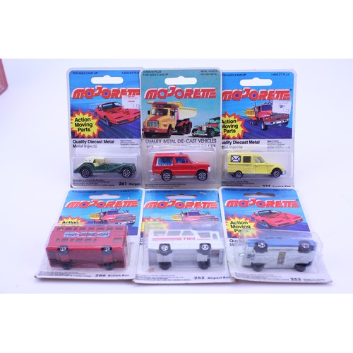 132 - 6 x Original 1980s Majorette Models to include 235 - Service Van, 261 - Morgan, 246 - Range Rover, 2... 