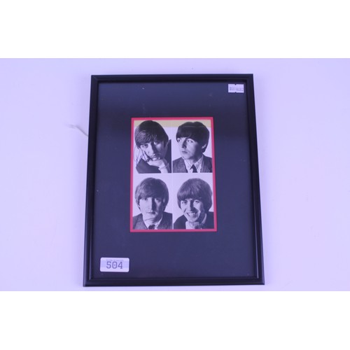 504 - A Framed Picture of 