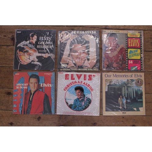 544 - A Collection of 6 Original Elvis Presley LP Records to include 