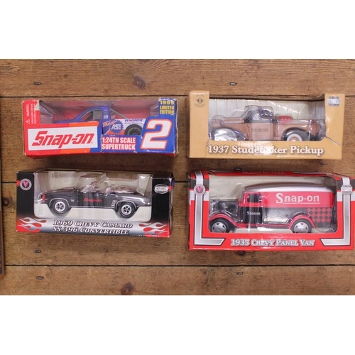 113 - A Collection of 4 x Snap-On models to include 1935 Chevrolet Van, 1969 Chevrolet Camaro, 1937 Studeb... 