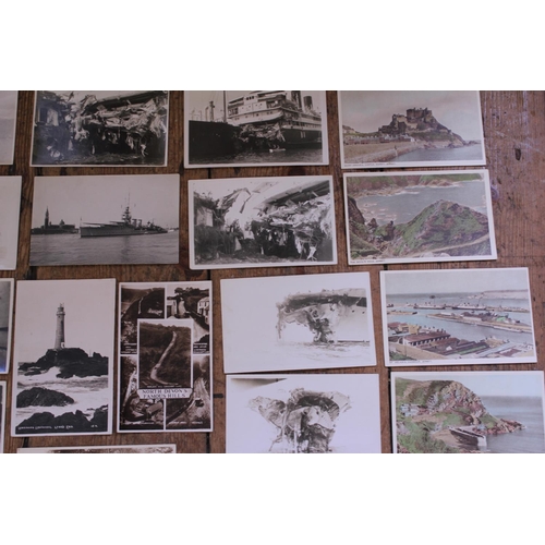 399 - A Collection of Post Cards to include the German Underground Hospital, 20+ Jersey, Guernsey & Sark, ... 