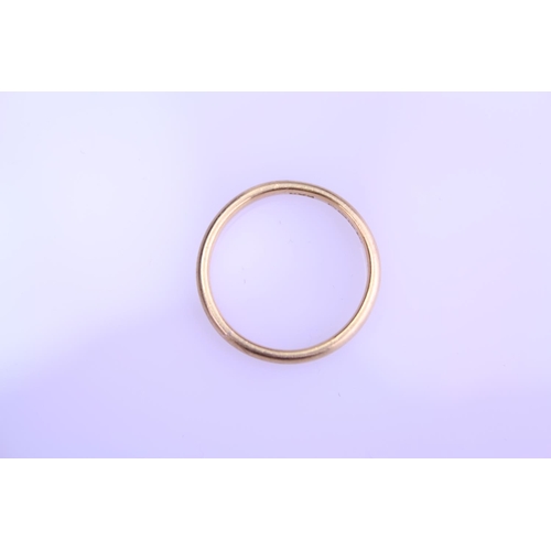 227 - A 22ct Gold Wedding Ring. Size: P. Weighing: 4 Grams.