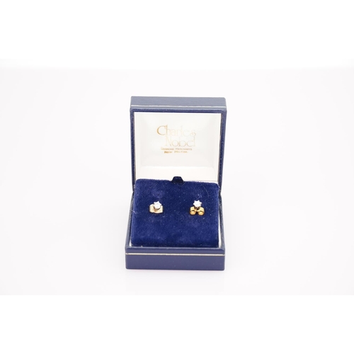 244 - A Pair of Diamond stud earrings, approximately 0.10ct. Total weight approximately 0.8g.