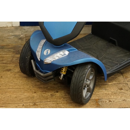 693 - A 2020 Vecta Sport 8mph Mobility Scooter in Blue in Excellent Working Condition at time of Listing C... 