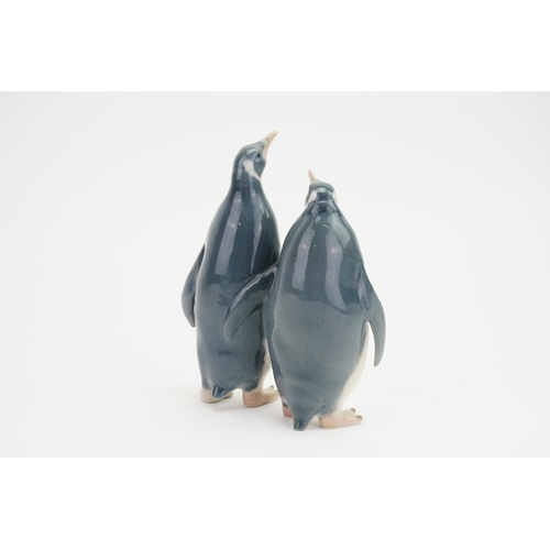 844 - A Royal Copenhagen study of penguins, model No: 2918.