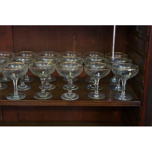 324 - A Large Collection of Original Baby Sham Glasses to include a Gilt Edge & White Background. (Around ... 