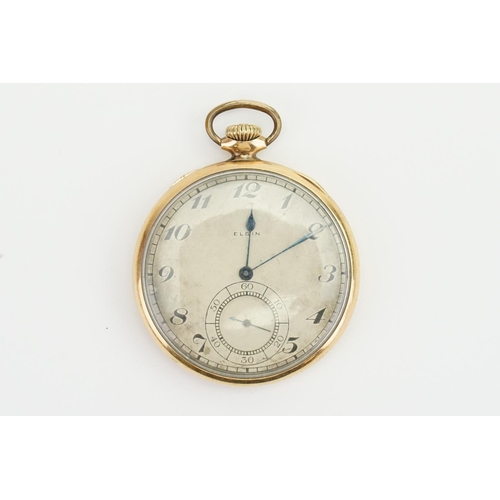 213 - A 9ct Gold Filled Elgin Pocket Watch.