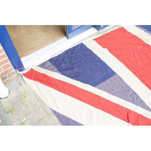 667 - A Very Large Vintage Union Jack Flag. Measuring Approx 12ft x 8ft. (AF).