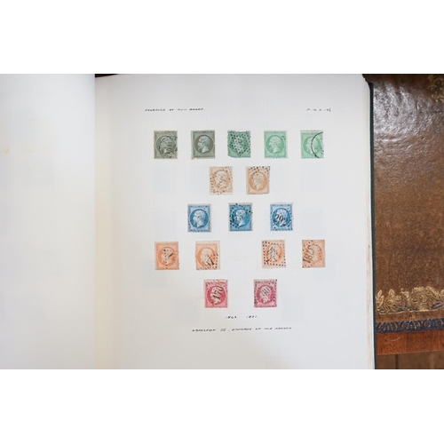 371 - A Private Collection of Seventeen stamp albums containing a collection of world stamps, to include I... 