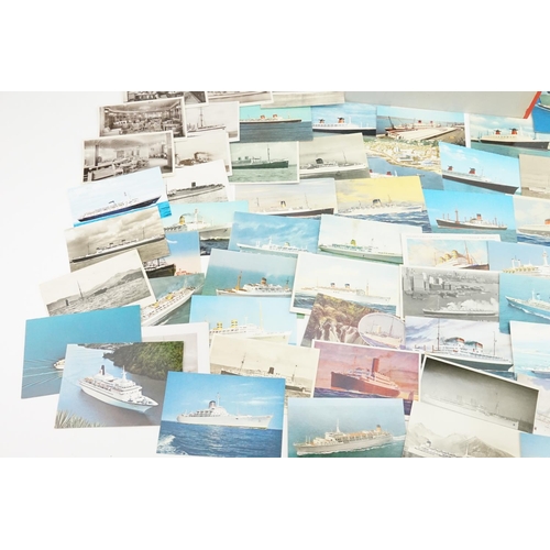 259 - A Very Large Collection of Post Cards depicting Liners to include White Star Line, The RML Cainthia,... 