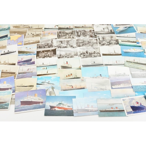 259 - A Very Large Collection of Post Cards depicting Liners to include White Star Line, The RML Cainthia,... 