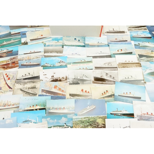 259 - A Very Large Collection of Post Cards depicting Liners to include White Star Line, The RML Cainthia,... 