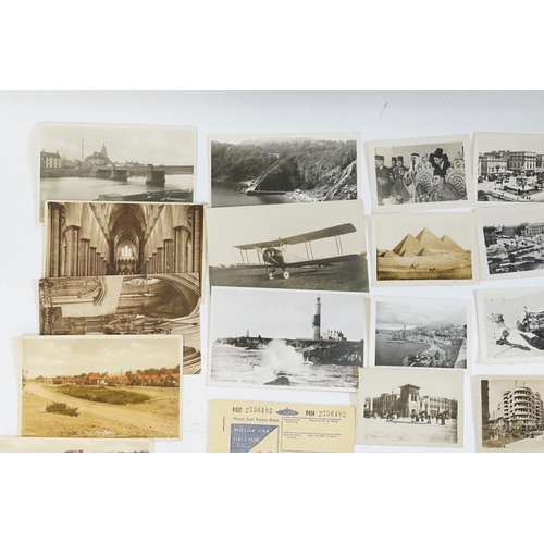 256 - A Collection of Photographs of Egypt, The Sphinx, Motor Rationing, Air Planes, etc.