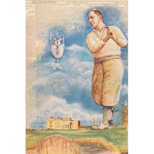 981 - A Print of the Golf Grand Slam for 