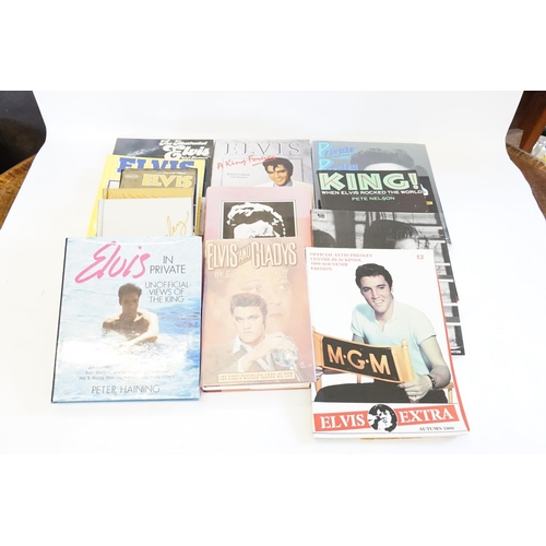 243 - A Collection of Original Elvis Presley Books to include The Illustrated Elvis by W.A. Harbinson, Elv... 