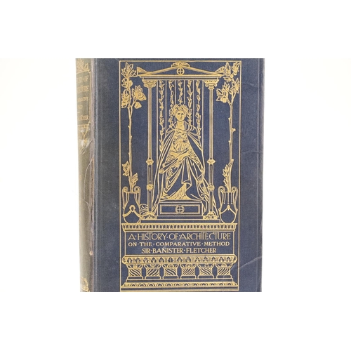 249 - A history of architecture by Bannister Fletcher, in cloth bound and gilt enhanced.