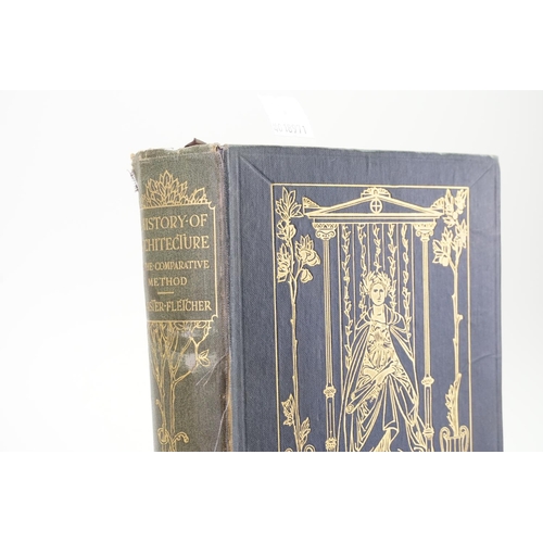 249 - A history of architecture by Bannister Fletcher, in cloth bound and gilt enhanced.