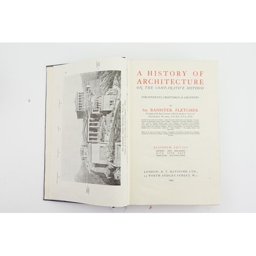 249 - A history of architecture by Bannister Fletcher, in cloth bound and gilt enhanced.