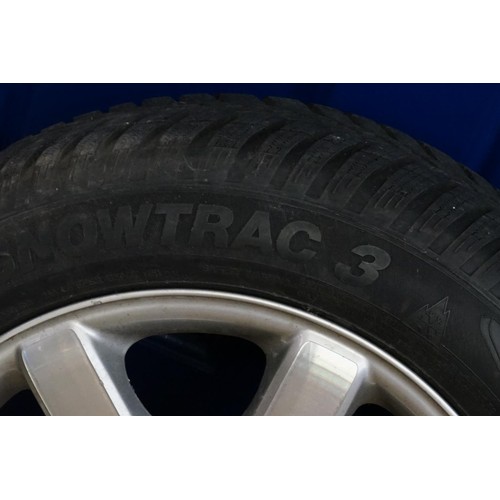 693A - A Pair of Mercedes SLK Alloy Wheels with Snow Tyres, Size: 205/55 R16 in Good Condition. Approx Year... 