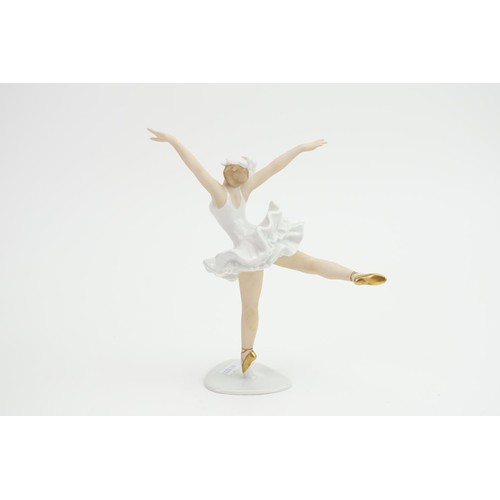 827 - A Wallendorf 1764 Ballerina Figurine. Made in Germany. Standing: 22cms.