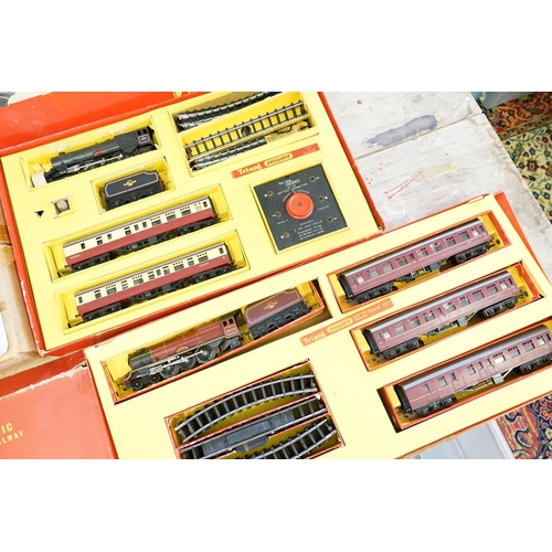 221 - 3 x Tri-ang/Hornby Train Sets to include a 