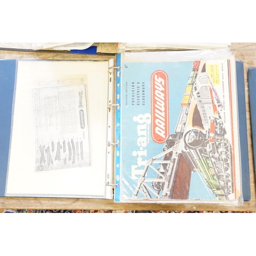 149 - 4 x Catalogue Albums to include Tri-ang Catalogues from No: 1-20 (No: 1 is Reproduction), Hornby Cat... 