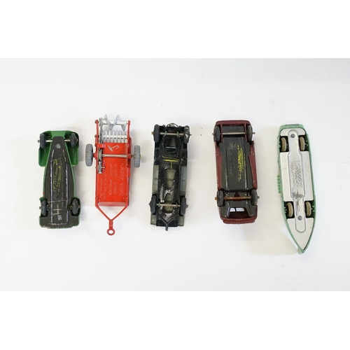 289 - A Tray of 1940s/1950s Dinky Toys to include 36d - Alvis Sports Tourer, 27c - Manure Spreader, 25a - ... 