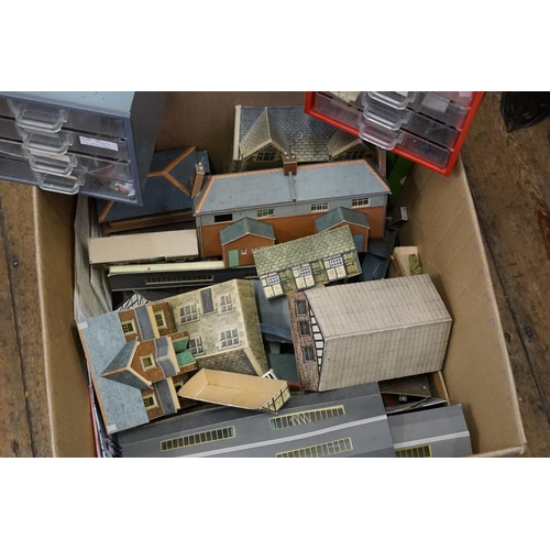 151 - A Large Box of Original Buildings along with two Cases of accessories.