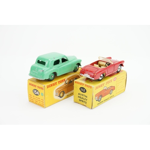 344 - A Pair of Dinky Models to include No: 112 