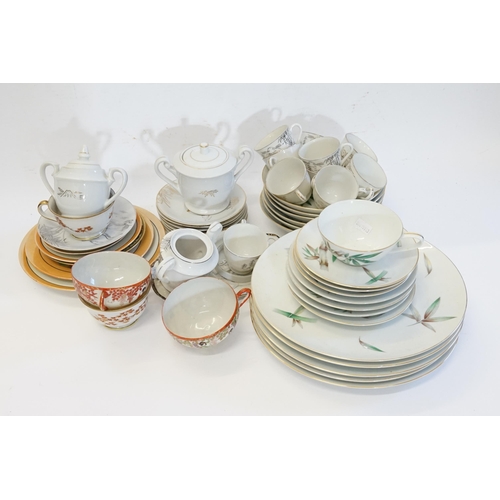 951 - A Large Collection of Egg Shell Tea China to include Bowls, Plates, Saucers, Cups, etc. Needs Viewin... 